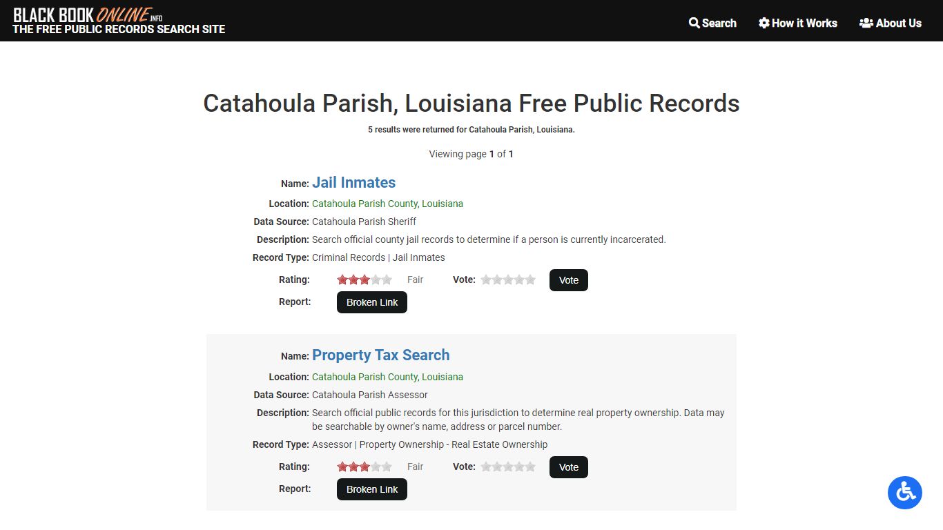 Catahoula Parish, LA Free Public Records | Criminal ...